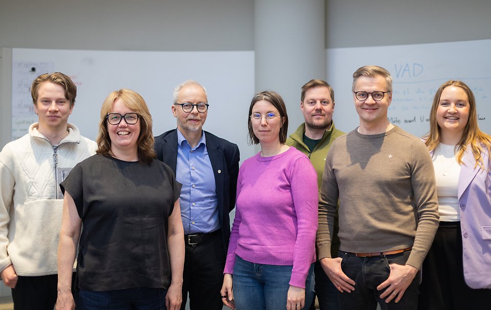 Deltagarna på intromötet, representanter från Assemblin El Umeå, Nolia, Tyréns Sverige AB, Uminova Innovation och Umeå kommun.