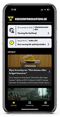 Krisapp i mobil